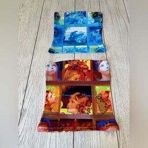 Amuse Society  / Tub tops , size small, blue & brown